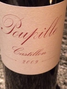 Poupille,Castillon 2009