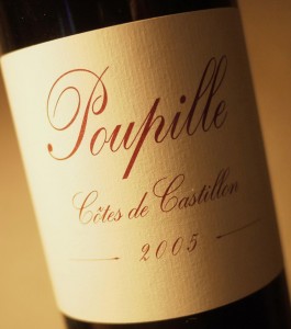 Poupille,Côtes de Castillon 2005