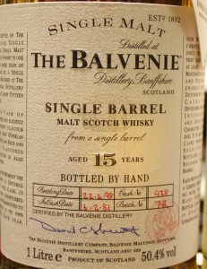 Single Barrel 15 Year