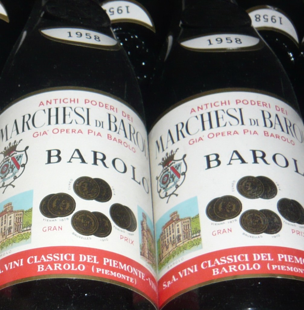 ไวน์วินเทจเก่าของ Marchesi di Barolo