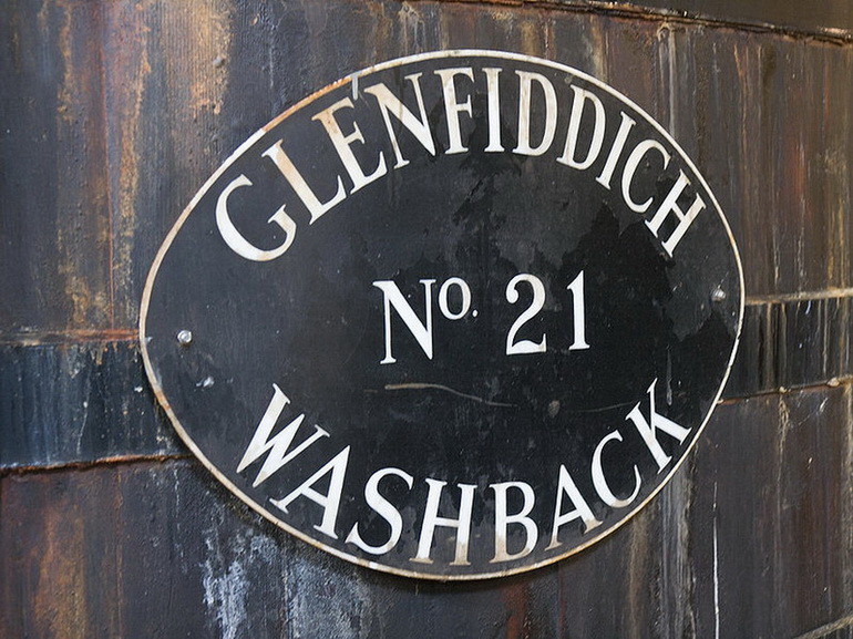 Glenfiddich's wooden washbacks