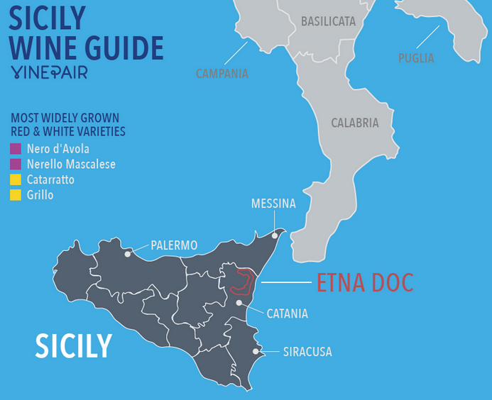 แผนที่เขต Etna DOC