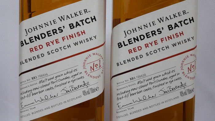 Johnnie Walker Blender’s Batch Red Rye Finish