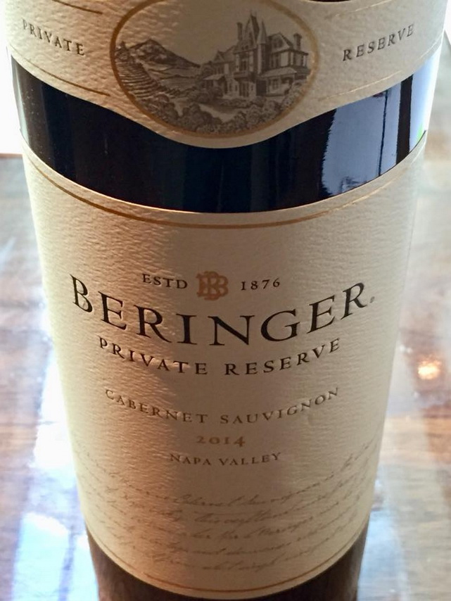 Beringer Private Reserve Cab. 2014 - Copy