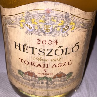 Hetszolo Tokaji Aszu 2004