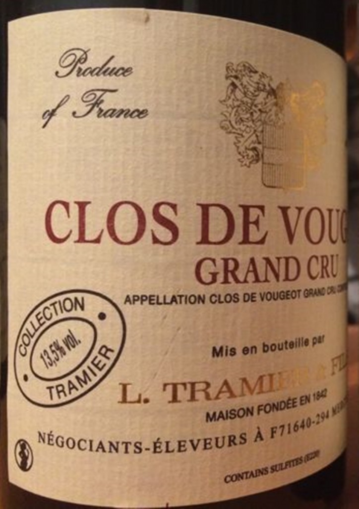 Clos de Vougeot Grand Cru 2011