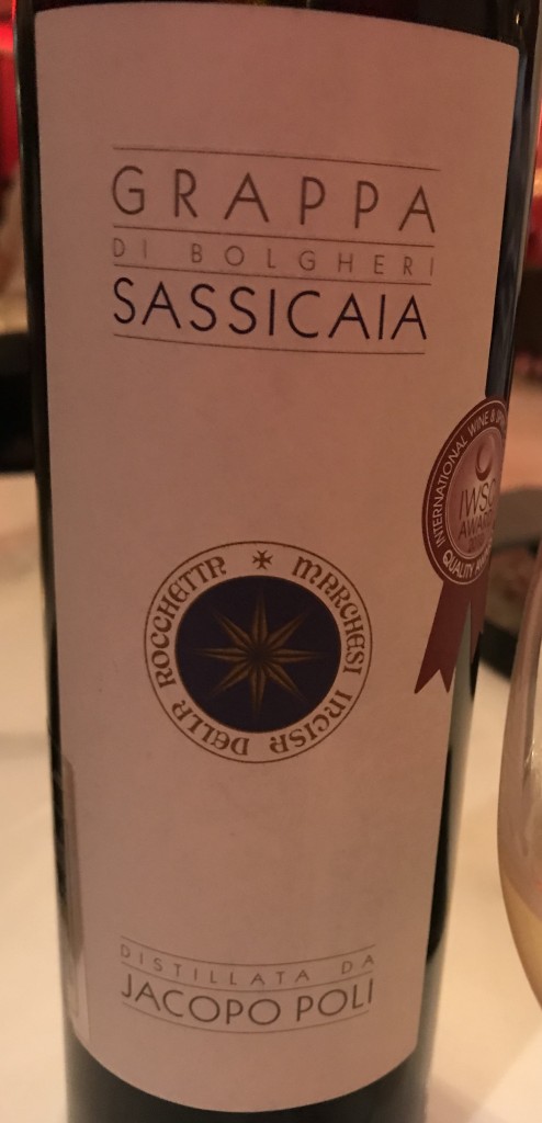 Grappa di Sassicaia